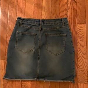 Denim skirt